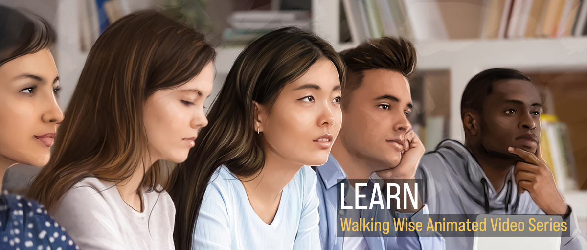Walking Wise sex trafficking animated video series provides prevention education to youth and adults.
